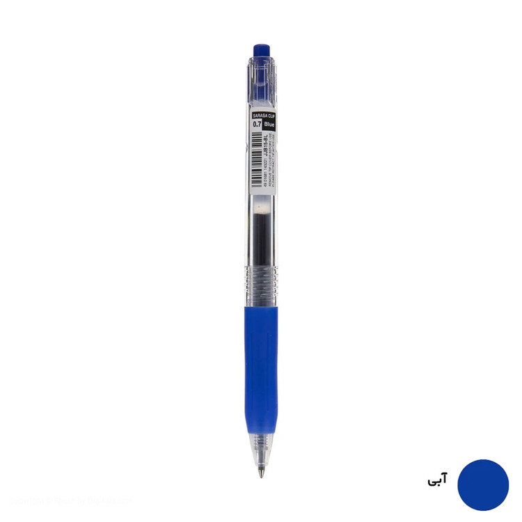 خودکار زبرا مدل ساراسا نوک 0.7 میلی متر آبی