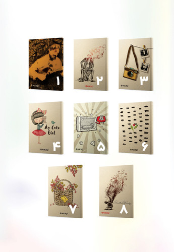 دفترچه یادداشت 80 برگ کرافت