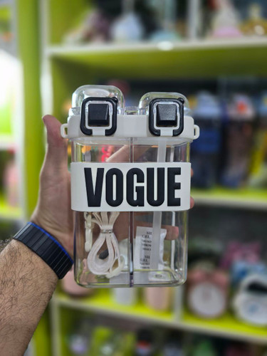 قمقمه دو مخزنه درجه یک ساده سفید