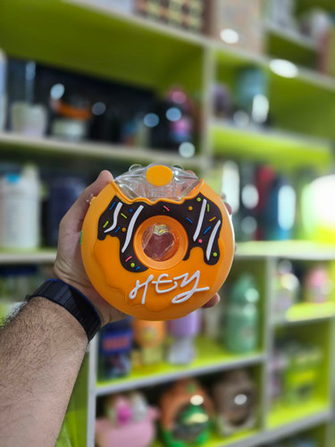 قمقمه طرح دونات نارنجی