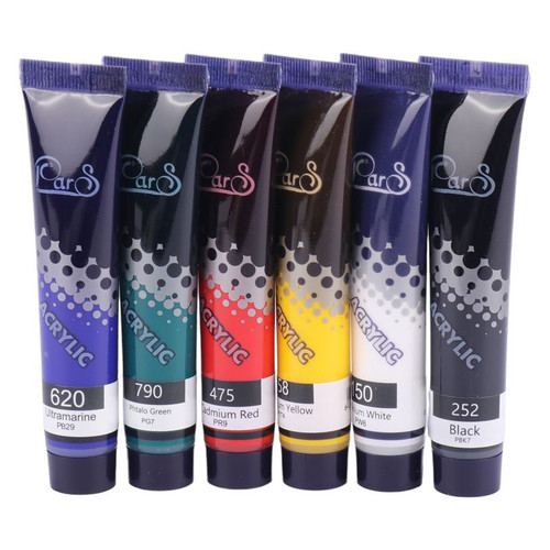 رنگ اکریلیک 21 میل 6 رنگ پارس