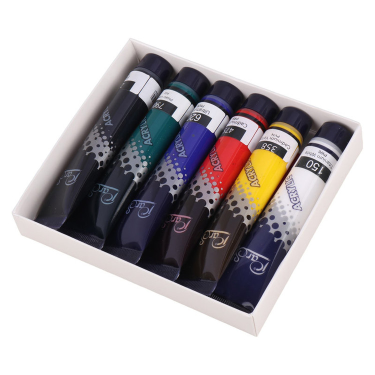 رنگ اکریلیک 21 میل 6 رنگ پارس