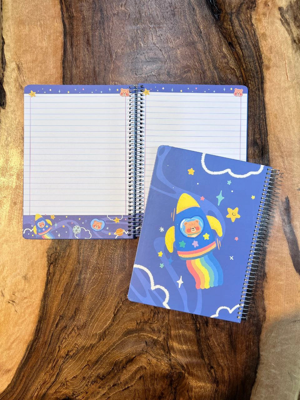 دفتر 100 برگ سیمی جلد سخت حاشیه دار سویل کد 2