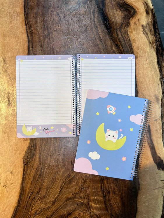 دفتر 100 برگ سیمی جلد سخت حاشیه دار سویل کد 3