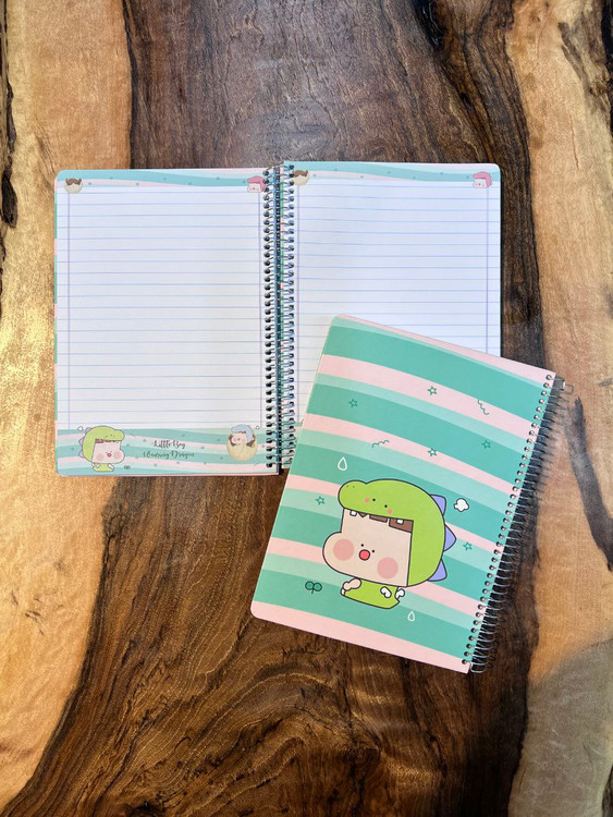 دفتر 100 برگ سیمی جلد سخت حاشیه دار سویل کد 4