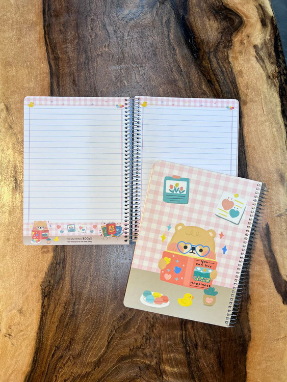 دفتر 100 برگ سیمی جلد سخت حاشیه دار سویل کد 6