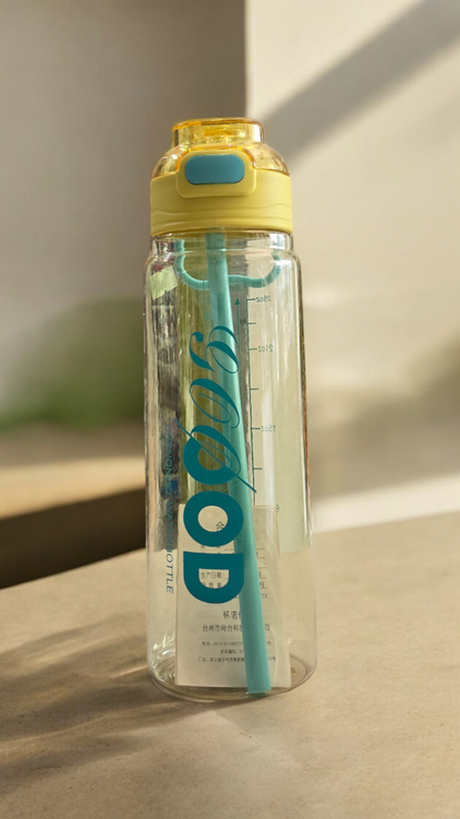 قمقمه نی دار درب قفلی 900 میلی لیتر