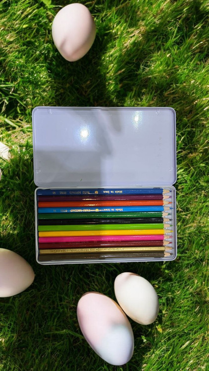 مداد رنگی 12 رنگ فلزی پارس مداد