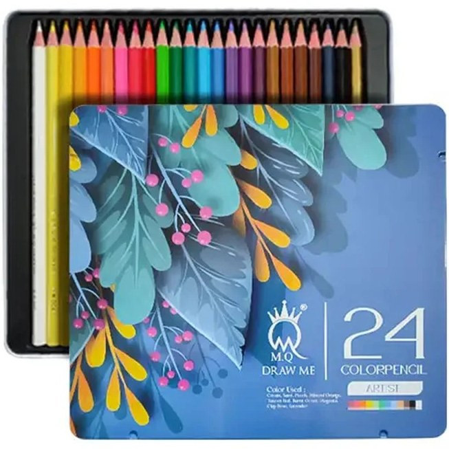 مداد رنگی 24 فلزی آرتیست ام کیو