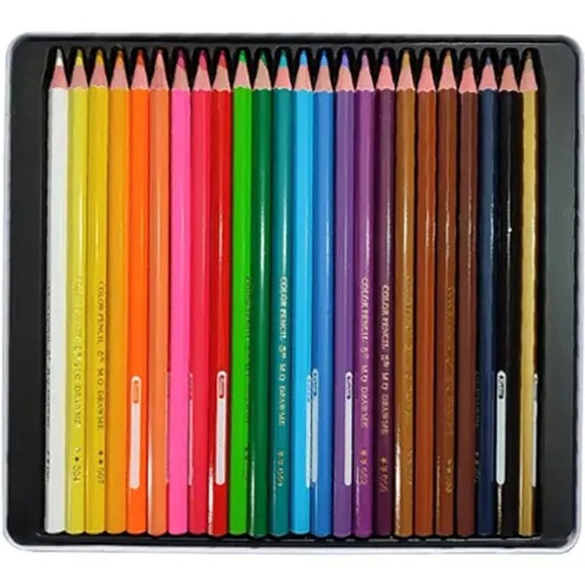 مداد رنگی 24 فلزی آرتیست ام کیو
