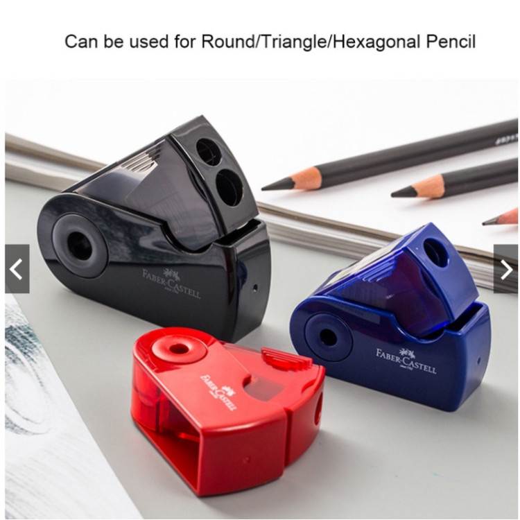 مداد تراش مخزن دار تک سوراخ فابر کاستل طرح اسلیو