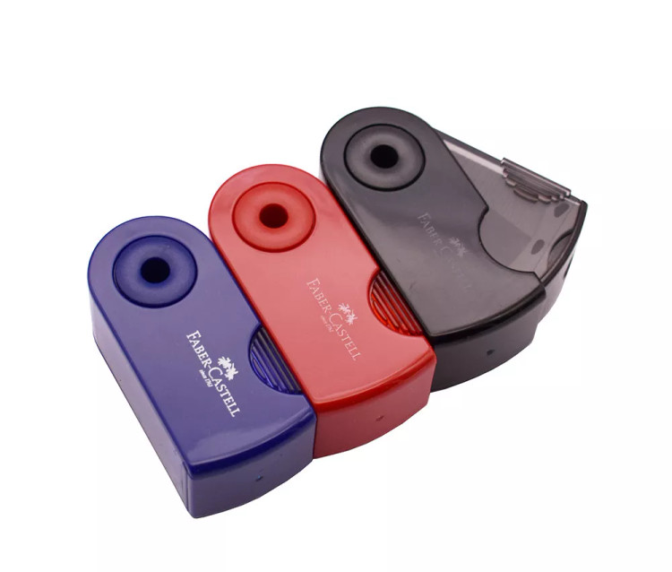 مداد تراش مخزن دار تک سوراخ فابر کاستل طرح اسلیو