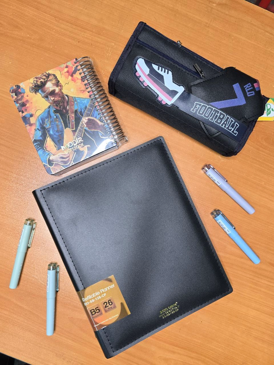 کلاسور 26 حلقه رنگی دیتا آقیس طلقی محکم SB-126