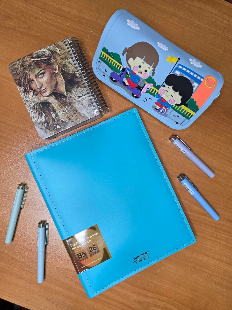 کلاسور 26 حلقه رنگی دیتا آقیس طلقی محکم SB-126