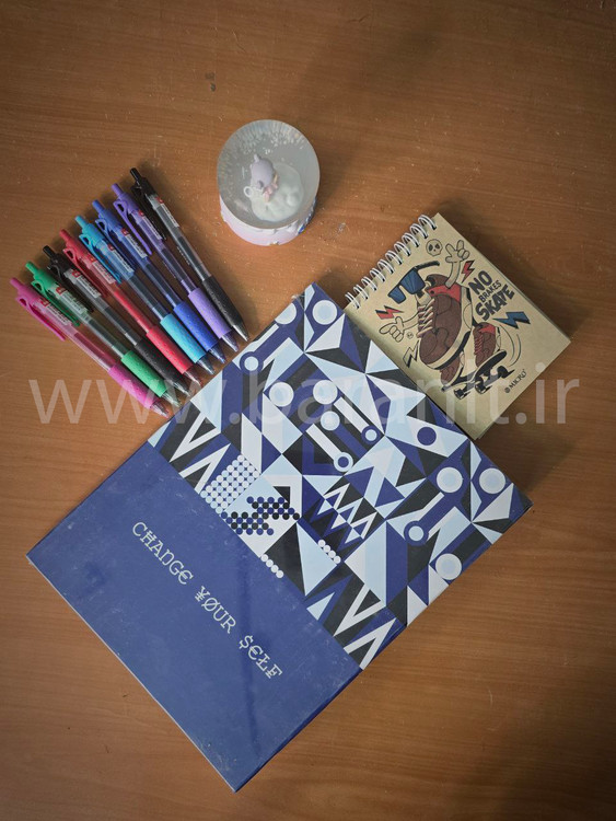 کلاسور 26 حلقه طرح دار جلد سخت Birde