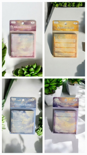 نوت استیک طرح دار Colored Cloud