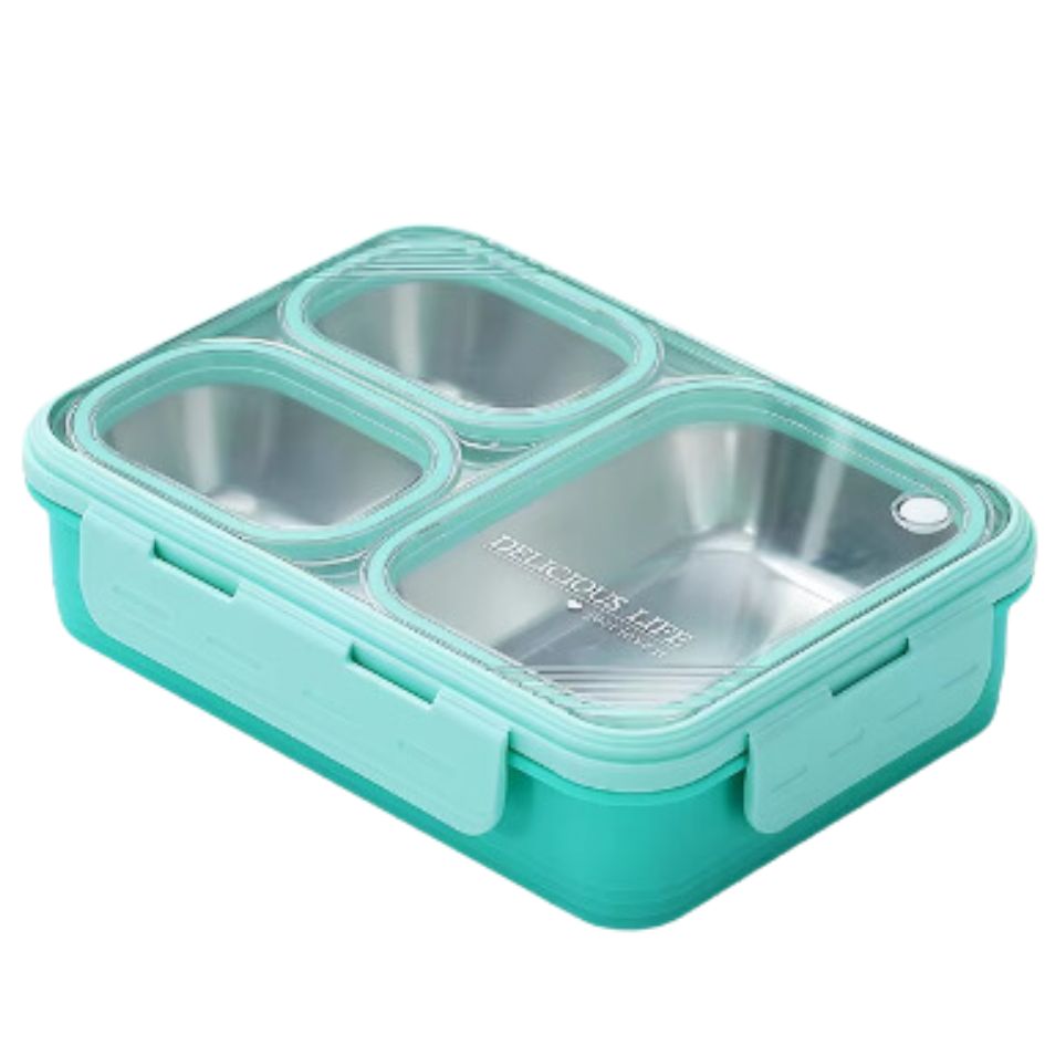 ظرف غذا لانچ باکس مدل ۳Box-Lax Son ظرفیت ۸۵۰ میلی لیتر