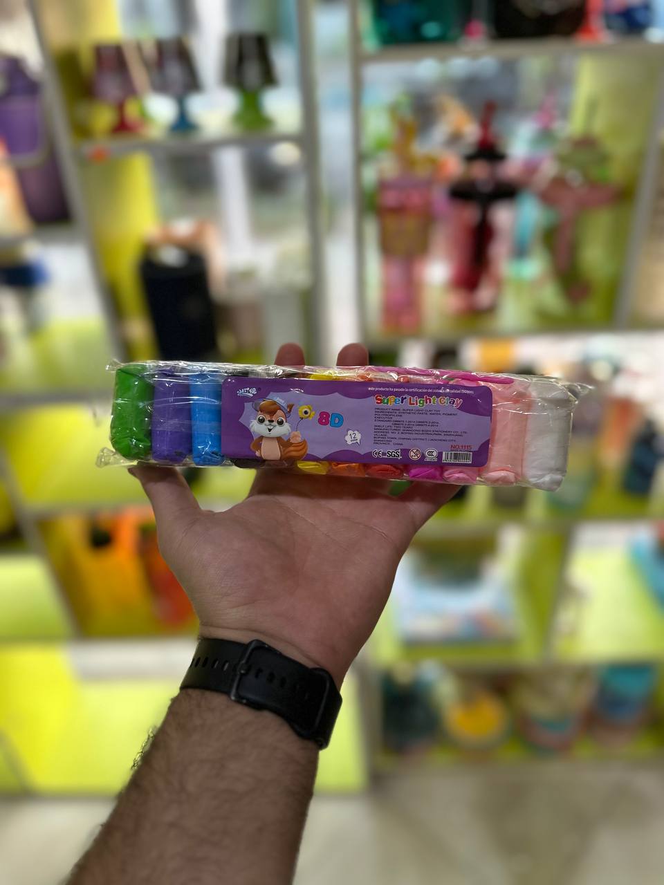 خمیر بازی کلی 12 رنگ