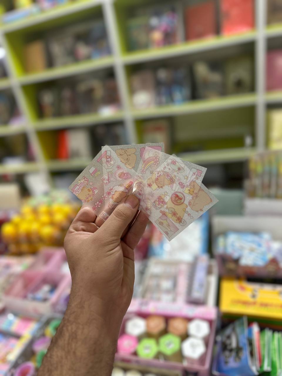 برچسب فانتزی و چسب واشی