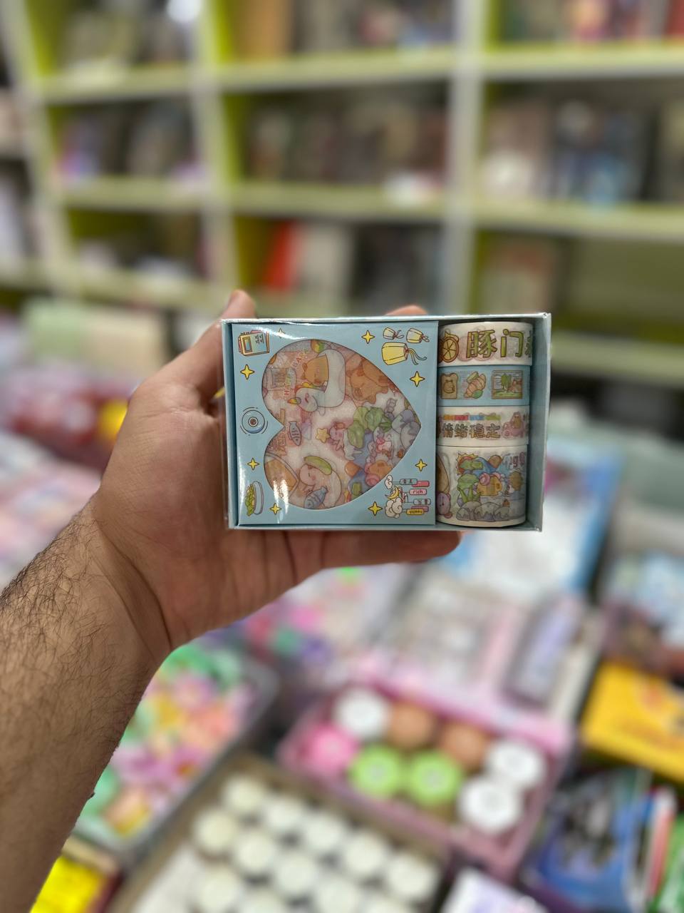 برچسب فانتزی و چسب واشی
