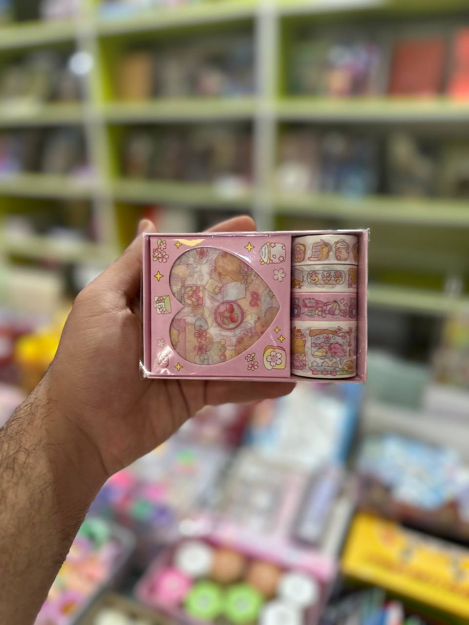 برچسب فانتزی و چسب واشی