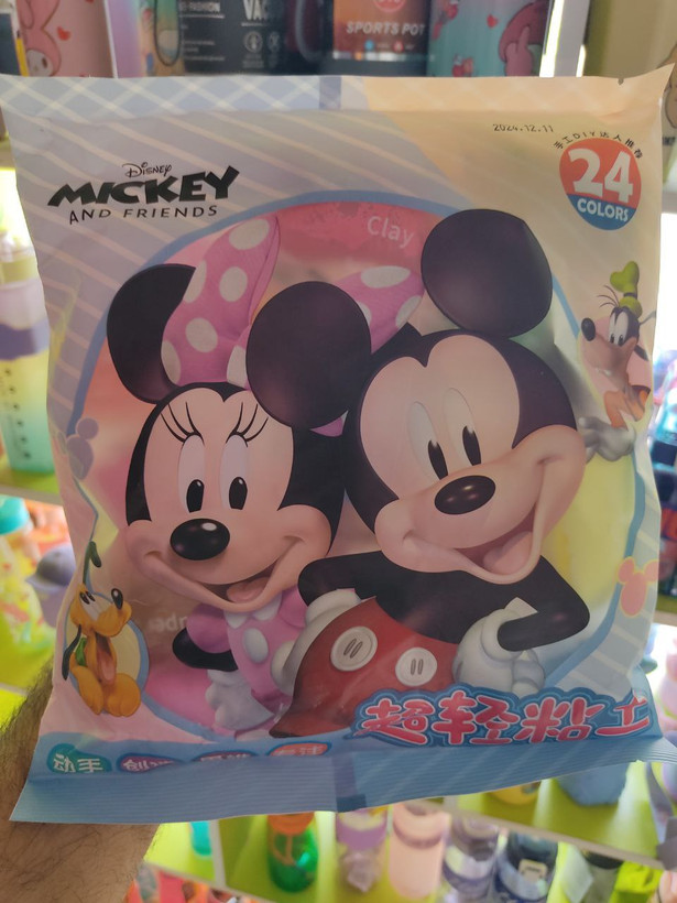خمیر بازی کلی 24 رنگ میکی موس