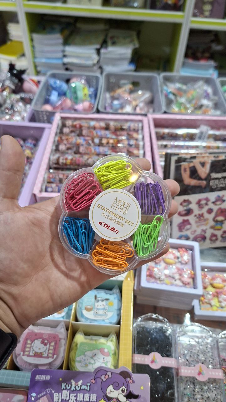 ست گیره گوشه کاغذ رنگی