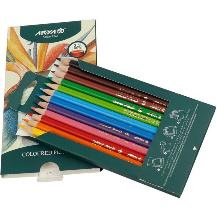 مداد رنگی 12 رنگ آرتیست آریا