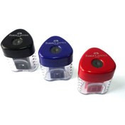 مداد تراش مخزن دار تک سوراخ فابر کاستل طرح مینی گریپ