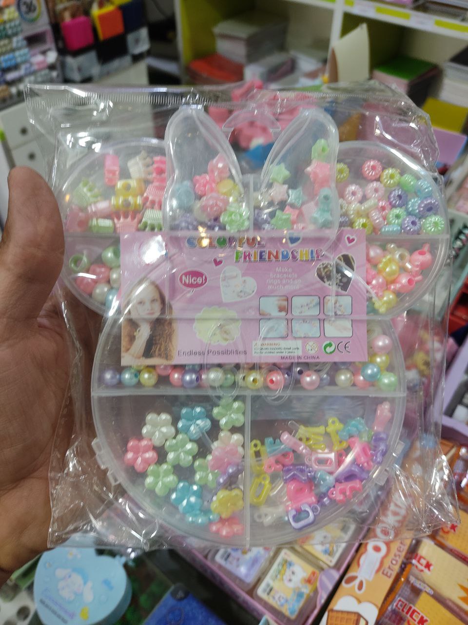 ست دست بند مهره کیتی - میکی موس