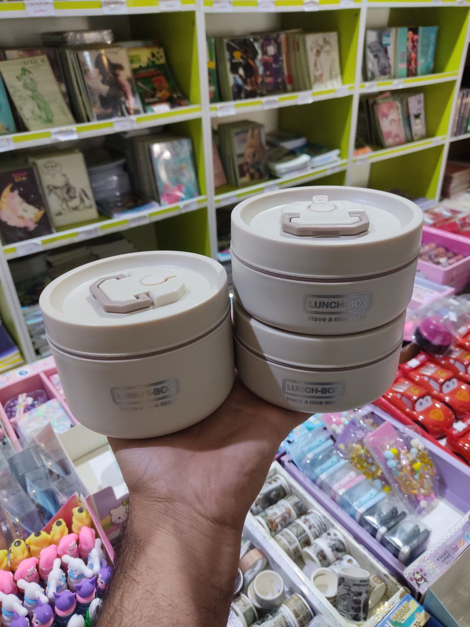 لانچ باکس ۳ تکه همراه با کیف عایق دار