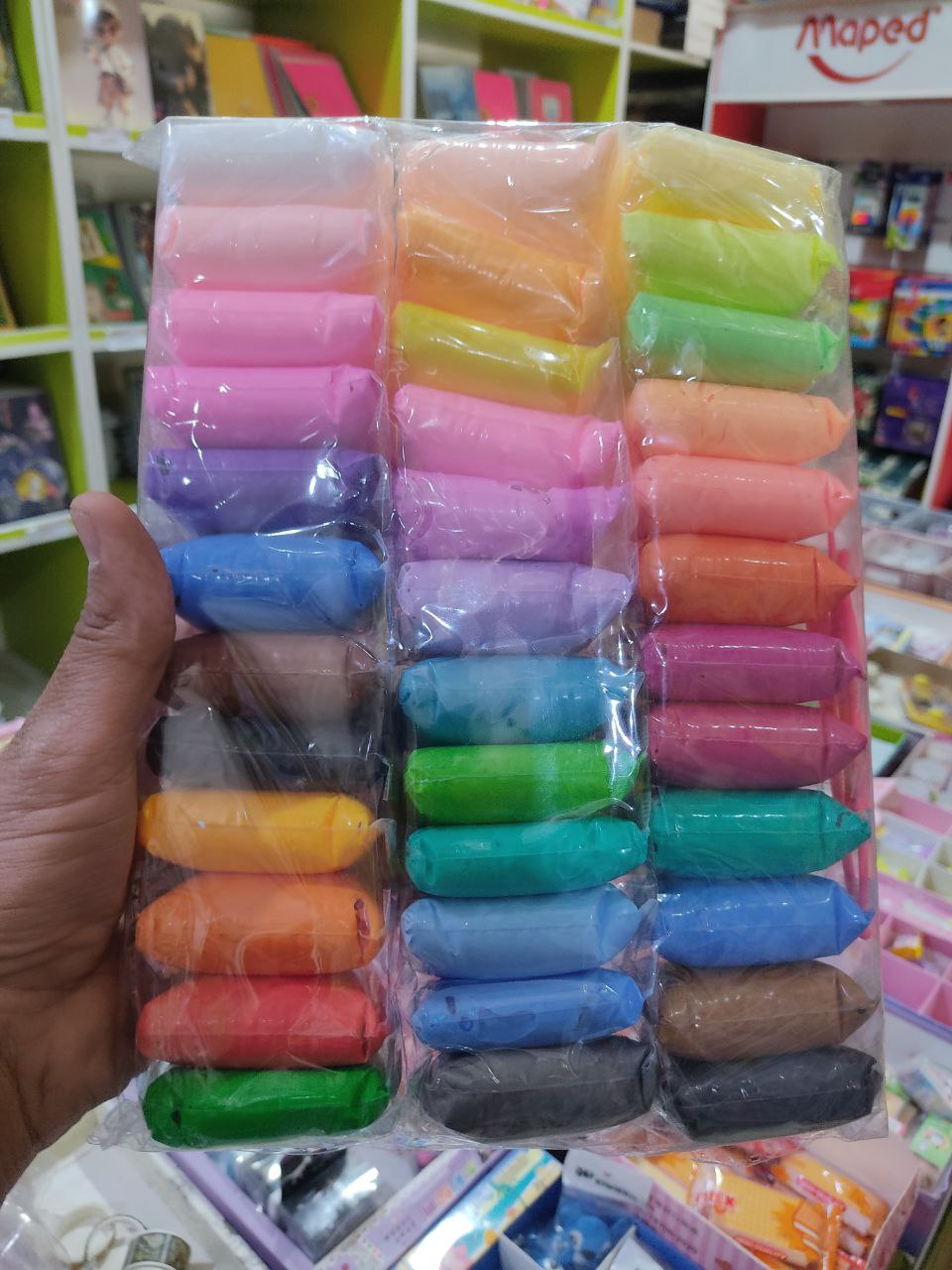 خمیر کلی 36 رنگ