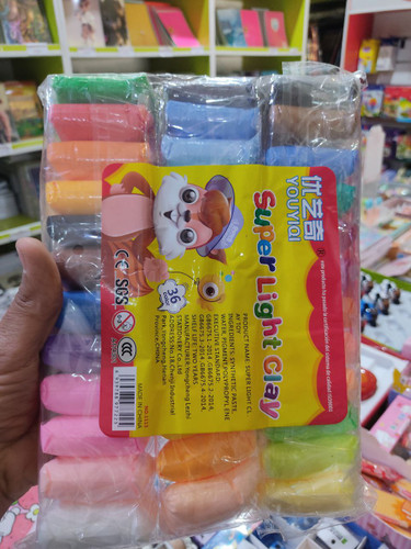 خمیر کلی 36 رنگ